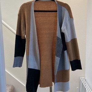 Colorblock cardigan